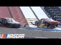 Josh Bilicki destroys the nose of his car while running off course at the Roval | NASCAR