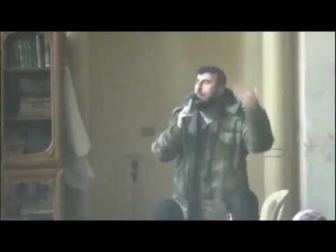 كلمة من قائد جيش الإسلام زهران علوش الى عناصره