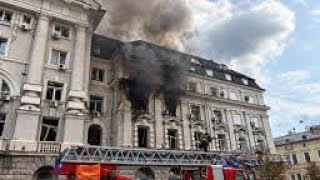 【衝撃の瞬間】ロシア軍ドローンがキーウ中心部を攻撃…ウクライナ保安局SBU本部を直撃　防空網に深刻な懸念、ゼレンスキー氏が報復表明