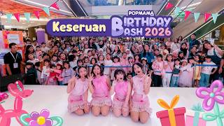 Keseruan Popmama Birthday Bash 2026, Glitter Ikut Tampil