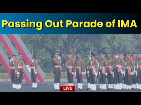 Live:  Indian Military Academy Passing out Parade in Dehradun