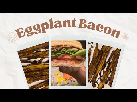 How to Make Eggplant Bacon | VEGAN | BLT