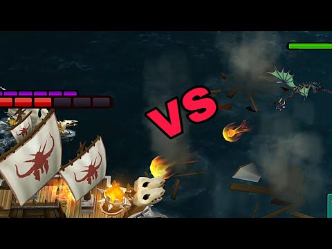 Defending Berk with Grapple Grounder - VS Fleet 35 - Dragons:Rise of Berk