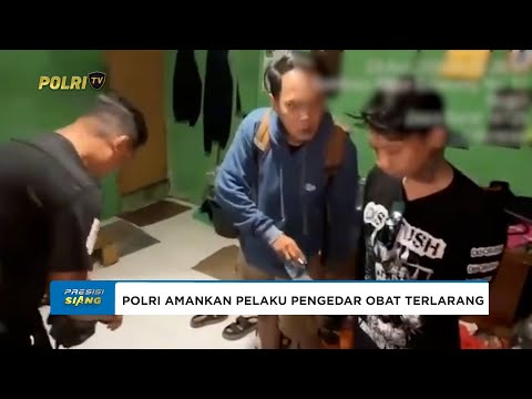 POLRES BOGOR KOTA AMANKAN PELAKU PENGEDAR OBAT TERLARANG
