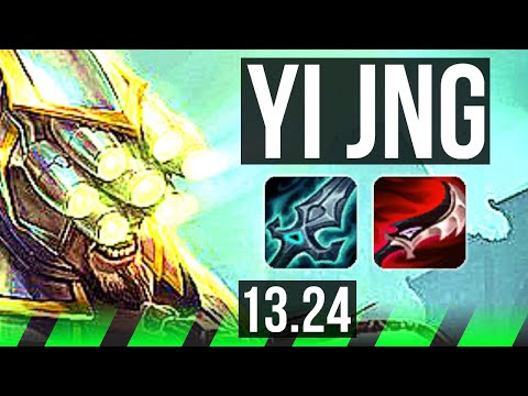 YI vs SKARNER (JNG) | 11/2/3, Legendary, 400+ games | BR Grandmaster | 13.24