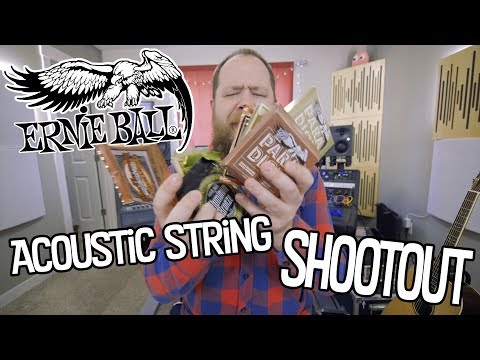 Ernie Ball Acoustic String Shootout!
