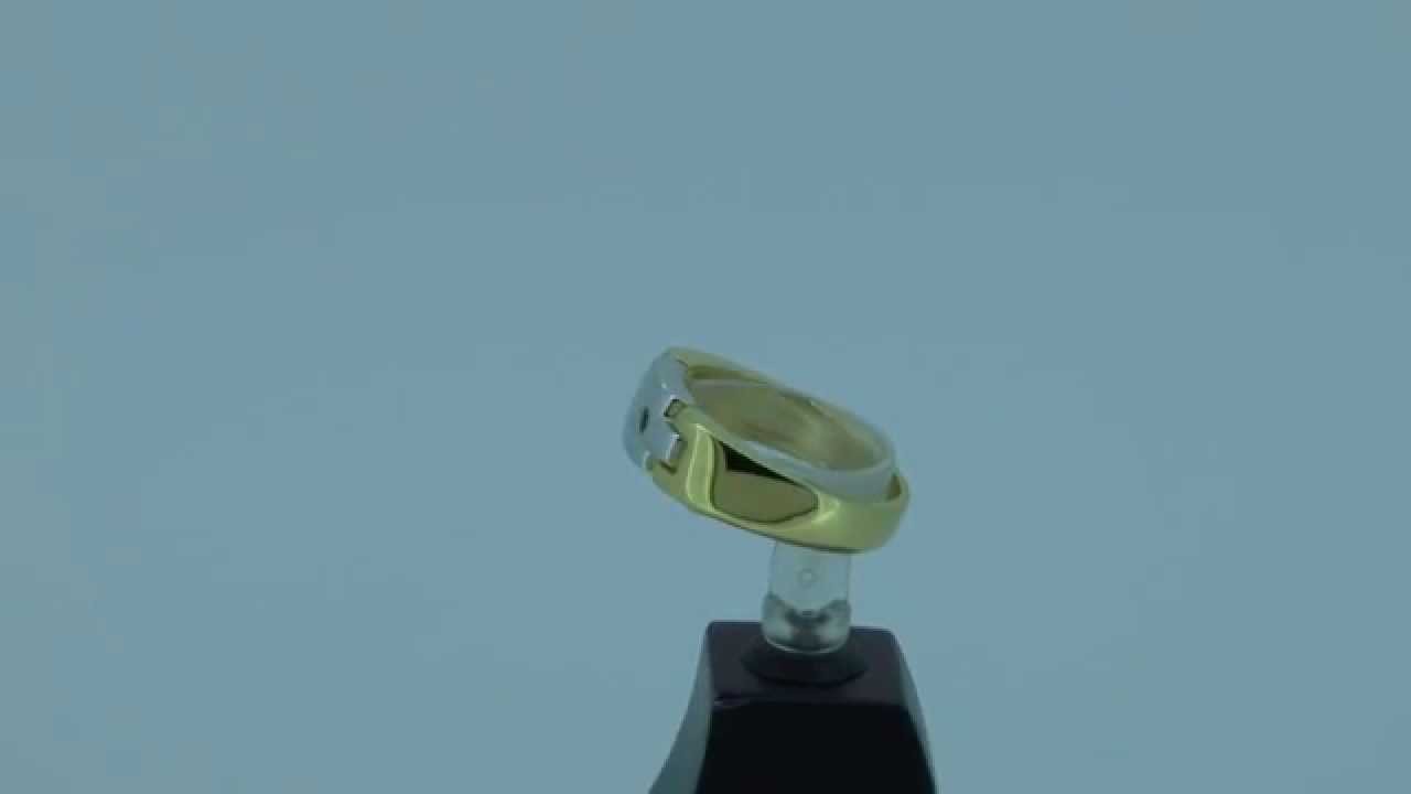 Chevalière or 18 carats et diamant pour homme - www.e-bijouterie.com