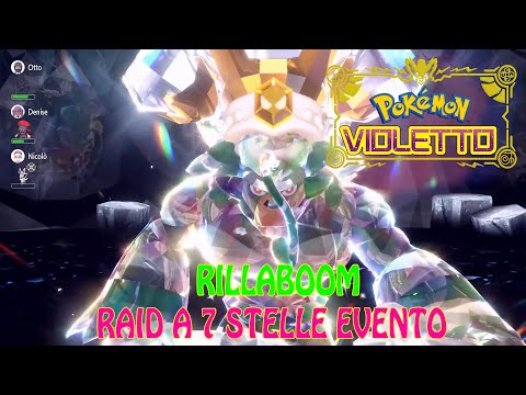 Pokemon violetto - Sconfiggere Rillaboom raid a 7 stelle teratipo normale in solitaria, Poke guida