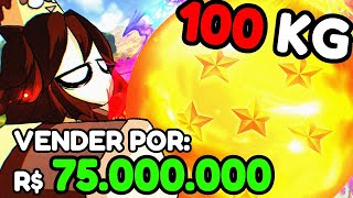 eu 𝗩𝗜𝗖𝗜𝗘𝗜 no Grow a Garden de Anime no Roblox...