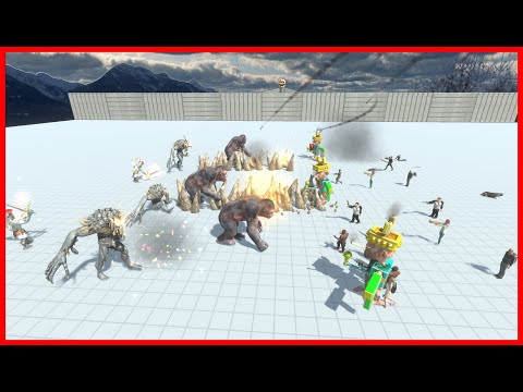(3x) GORO, SCOURGE,ACHILLES VS 3x FACTIONS - ANIMAL REVOLT BATTLE SIMULATOR
