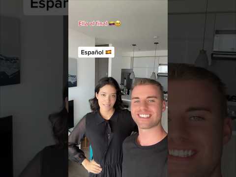 Germán Guy SURPRISED Colombian Girl #idiomas