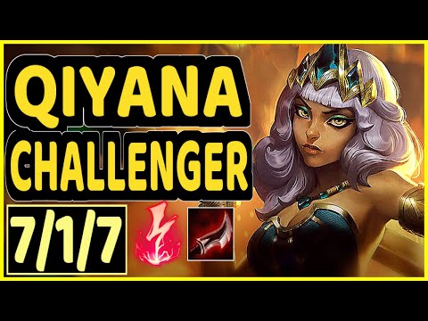 XIOH (QIYANA) vs AZIR - 7/1/7 KDA MID CHALLENGER GAMEPLAY - EUW