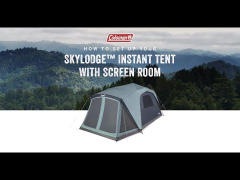 How to Set Up Your Skylodge Instant Camping Tent with Screen Room