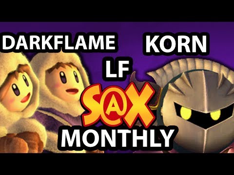 S@X Monthly - Darkflame (Ice Climbers) Vs. Korn (Metaknight) SSBB Losers Finals - Brawl