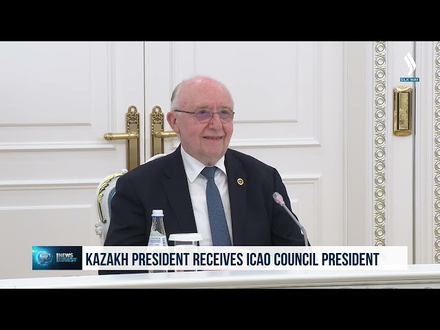 Казакстандын президенти эл аралык жарандык авиация уюмунун кеңешинин башчысын кабыл алды