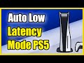 How to Turn on Auto Low Latency Mode on PS5 & Reduce Input LAG (ALLM)