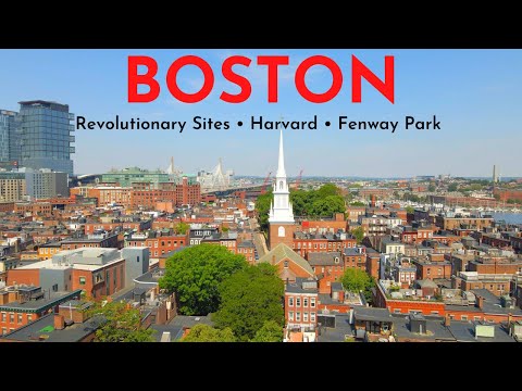 Boston 4k Drone Video Tour and City Guide