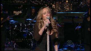 Mariah Carey performs &quot;H.A.T.E.U.&quot; on David Letterman (11/13/09)
