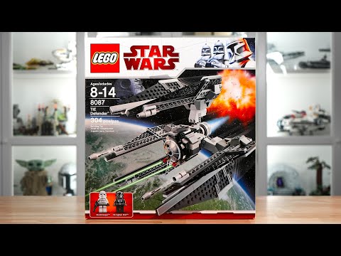 LEGO Star Wars 8087 TIE Defender Review! (2010)