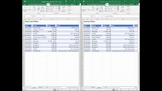 Download the video "How to view excel sheets side by side"