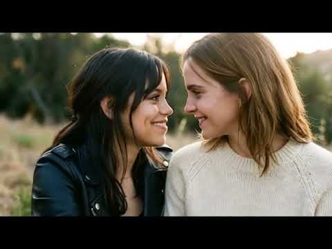 Jenna ortega and Emma Watson lesbian kissing 
