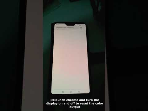 OnePlus 6 Chrome Android Color Shift/Display Calibration Bug