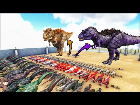 Omega Rex & Alpha 06 VS Vanilla & Mod Dinos | ARK Mod Battle Ep.169