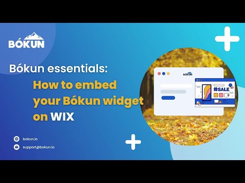Bókun essentials: How to embed Bókun widgets on WIX