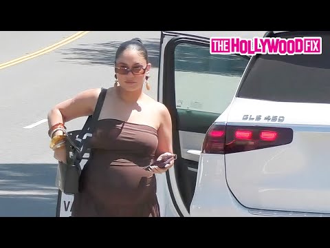 Vanessa Hudgens Shows Off Her Baby Bump While Pregnant At The 'Day Of Indulgence' Party In L.A.