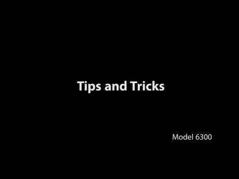 Model 6300: Tips and Tricks - 8