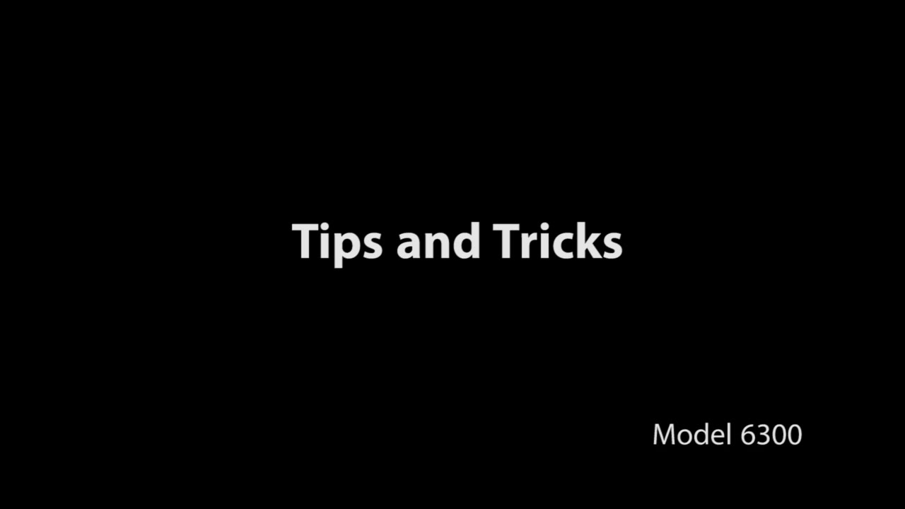 Tips & Tricks