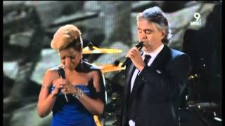 Mary J Blige and  Andrea Bocelli