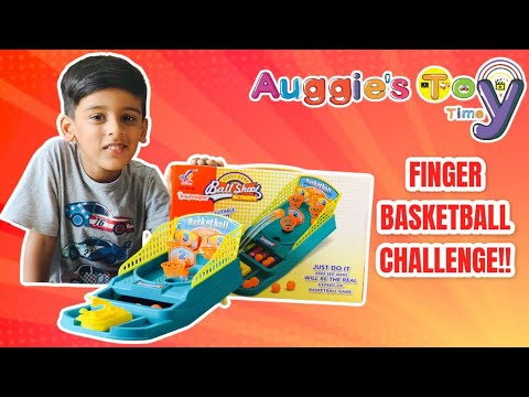 Finger Basketball Tablet Top Ball Shoot Game | Unboxing and Playtime Fun | Mini Kids Basketball Game