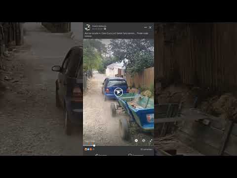 Așa se conduce fara permis în comuna Cuca