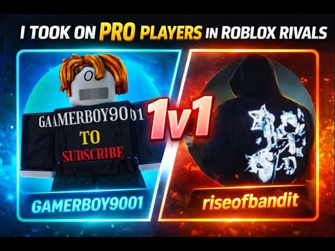 I took on PRO players in Roblox Rivals...