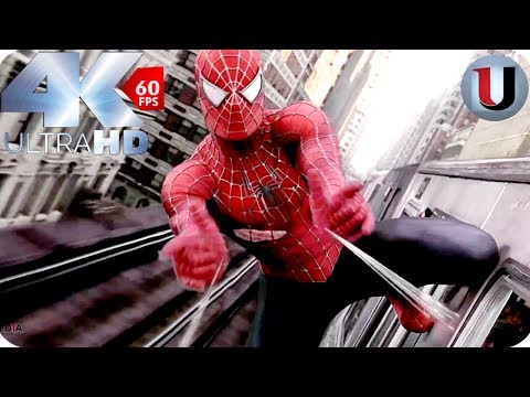 Spider Man Vs Dr Octopus Train Fight Scene - Spider Man 2 2004 MOVIE CLIP (4K HD)