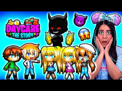 THE DAYCARE STORY 😱😈 Gacha Life Mini Movie Roblox Horror Story Reaction