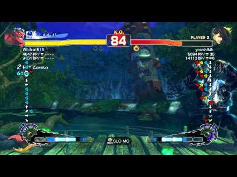 SSF4 AE: Wildcat815 (Hakan) vs youshikibi (Yang) - Ranked Match (720p HD)