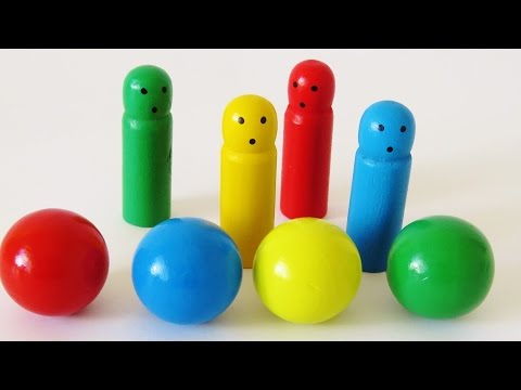 Baby toy learning video learn colors with wooden toys for babies toddlers preschoolers learn english