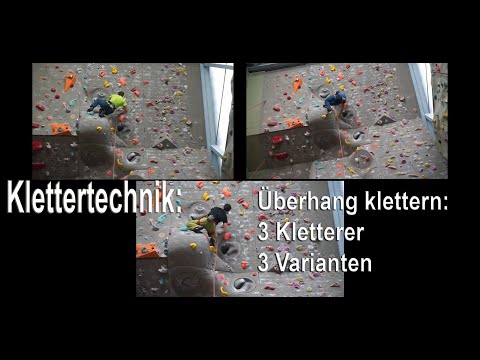 UBERHANG KLETTERN: Drei Kletterer, drei Varianten #eindrehen #6a+