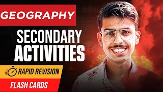 Secondary Activities Class 12 Geography One Shot | Rapid Revision 2024-25
