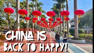 Video : China : XiangMi Park, ShenZhen, during the Spring Festival holidays