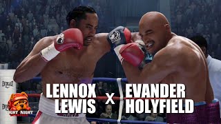ボクシングゲーム Fight Night Champion レノックス・ルイス vs イベンダー・ホリフィールド(CPU)