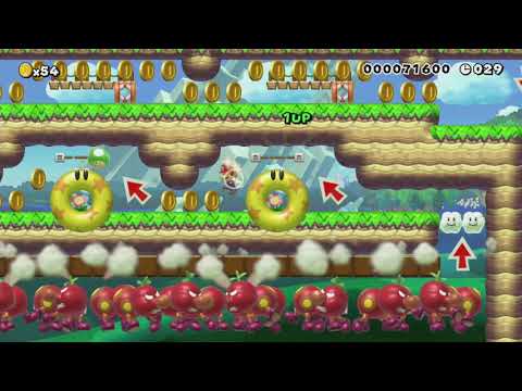 色んな1UPを楽しむSPEED RUN by Aの164GO - Super Mario Maker - No Commentary 1bs