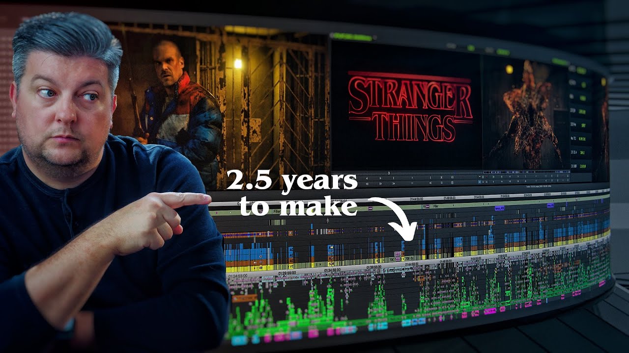 Stranger Things VFX Editor breaks down the INSANE Editing Timeline of Season Finale Episode
