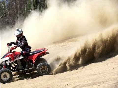 Motoworks Sr4 slip on sound Test. WCR Polaris outlaw 450