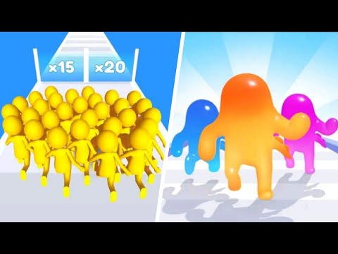 Join Clash 3D Level 1-4 | Jelly Runner 3D Level 1-3 Android iOS Mobile Gameplay |