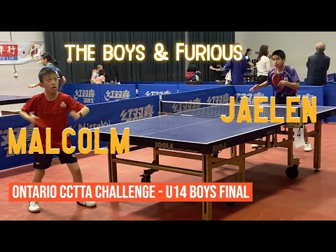 Jaelen Chen [1187] vs Malcolm Jinqian Xiong [775] - U14 Boys Final - Ontario CCTTA Challenge