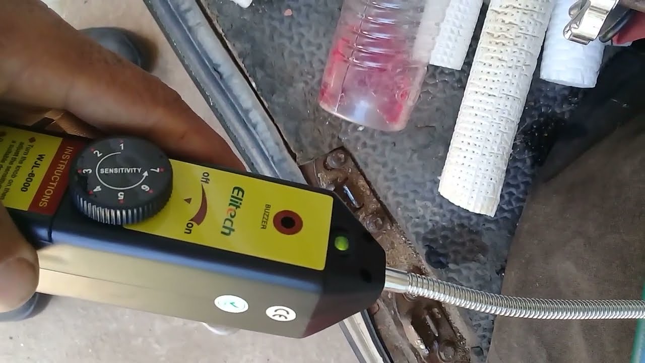 Detectar vazamento em ar condicionado sem nitrogênio