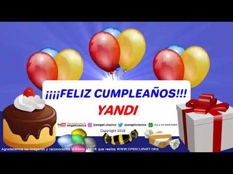 YANDI FELIZ CUMPLEAÑOS Angelclasico
